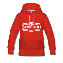 White Logo Hoodie - red