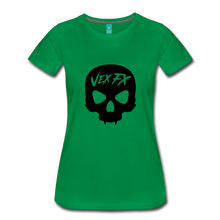 Black Skull T - kelly green