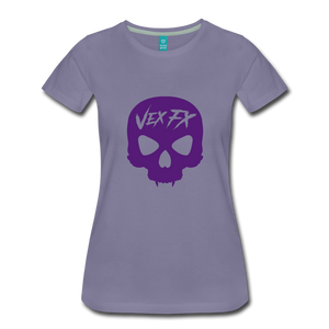 Purple Skull T - washed violet