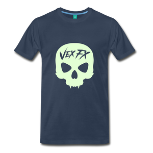 Glow In The Dark Skull - navy