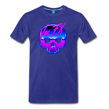 80s Synthwave Skull T3 - royal blue