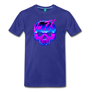 80s Synthwave Skull T3 - royal blue