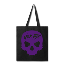 Purple Skull Tote - black