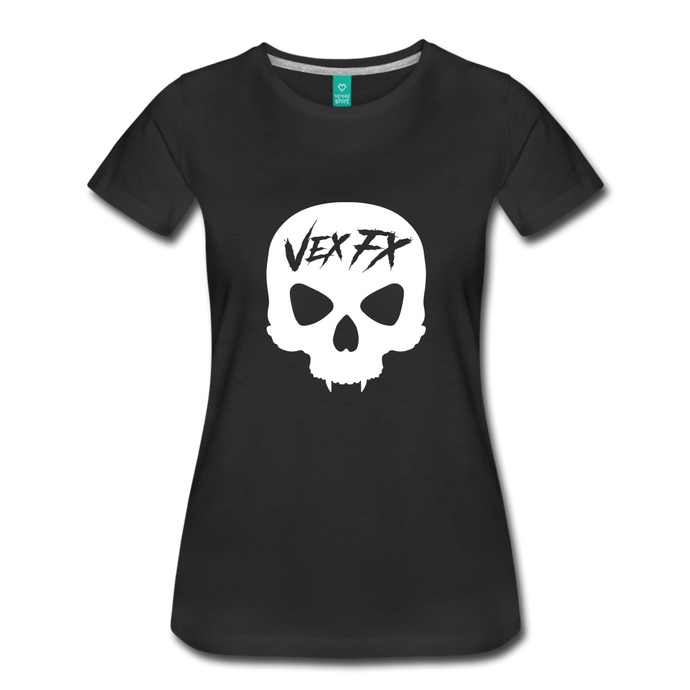 White Skull T - black