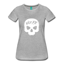 White Skull T - heather gray