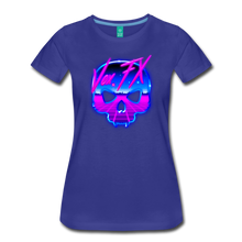 Synthwave Skull T - royal blue