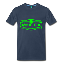 Neon Green Logo - navy