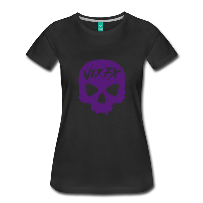 Purple Skull T - black