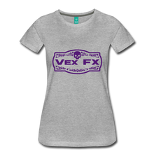 Purple Logo - heather gray