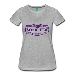 Purple Logo - heather gray