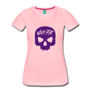 Purple Skull T - pink