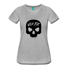 Black Skull T - heather gray