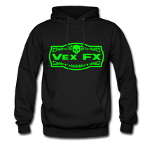 Neon Green Logo Hoodie - black