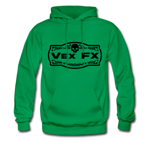 Black Logo Hoodie - kelly green