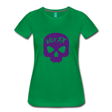 Purple Skull T - kelly green