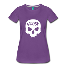 White Skull T - purple