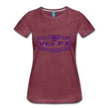 Purple Logo - heather burgundy