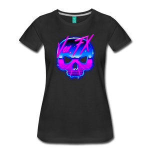 Synthwave Skull T - black