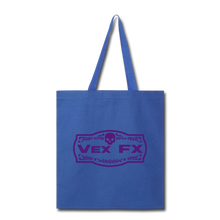 Purple Logo Tote - royal blue