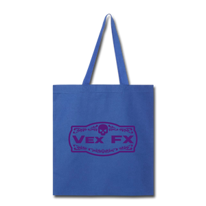 Purple Logo Tote - royal blue