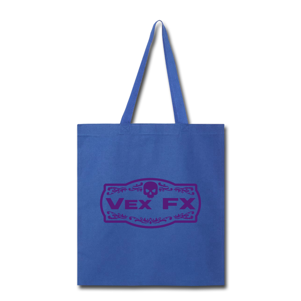 Purple Logo Tote - royal blue