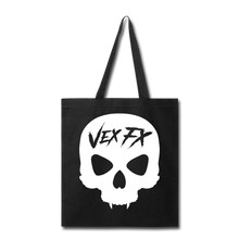 White Skull Tote - black