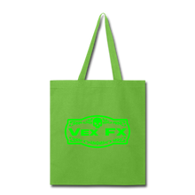 Neon Green Logo Tote - lime green