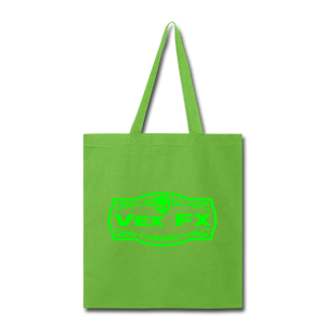 Neon Green Logo Tote - lime green