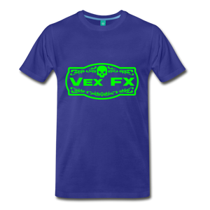 Neon Green Logo - royal blue