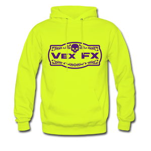 Purple Logo Hoodie - safety green