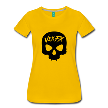 Black Skull T - sun yellow