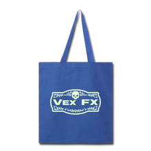 Glow In The Dark Logo Tote - royal blue