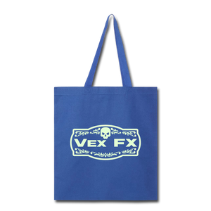 Glow In The Dark Logo Tote - royal blue