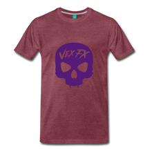 Purple Skull - heather burgundy