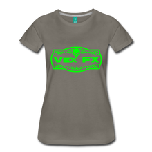 Neon Green Logo T - asphalt