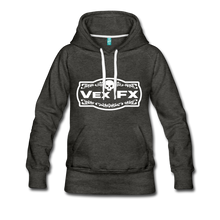 White Logo Hoodie - charcoal gray