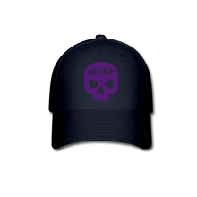 Purple Skull Flexfit Cap - navy