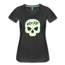 Glow In The Dark Skull T - charcoal gray