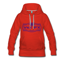 Purple Logo Hoodie - red