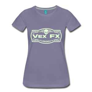 Glow In The Dark Logo T - washed violet