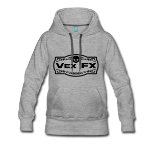 Black Logo Hoodie - heather gray