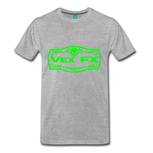 Neon Green Logo - heather gray