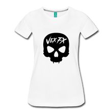 Black Skull T - white