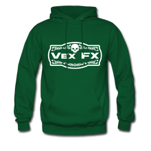 White Logo Hoodie - forest green