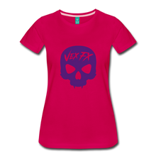 Purple Skull T - dark pink