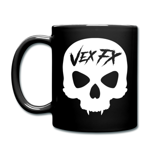 White Skull Mug - black