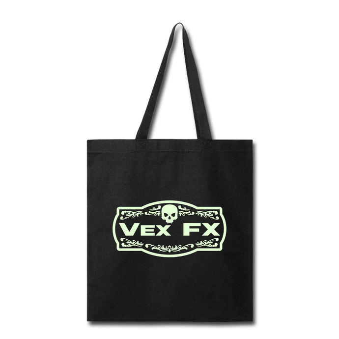 Glow In The Dark Logo Tote - black