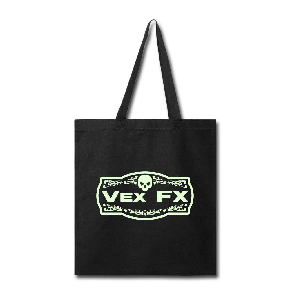 Glow In The Dark Logo Tote - black