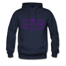 Purple Logo Hoodie - navy