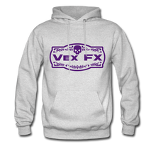 Purple Logo Hoodie - ash 